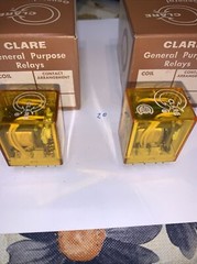 CP Clare & Co GP1R21A1000 Relay 12 VAC Coil 1/HP 120/240 VAC Qty.Of 2 New Relays