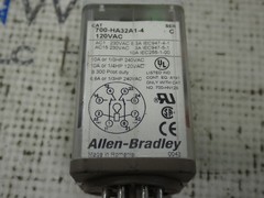 Allen Bradley 700-HA32A2-1-4 Relay Ser C 120VAC 8 Pin