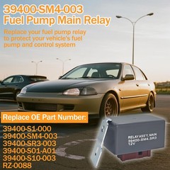 39400-SM4-003 Fuel Pump Main Relay Compatible with 1992-2001 Honda Civic Acco…