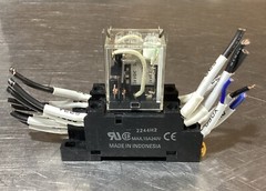 OMRON LY2N-D2 24VDC RELAY + 2-M4X12 2084YF BASE (#2)