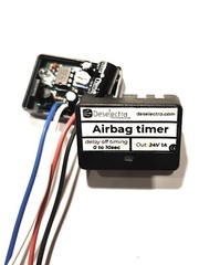 Truck bus mini car timer switch air bag relay 1 to 10 sec kit delay off 24V 1A