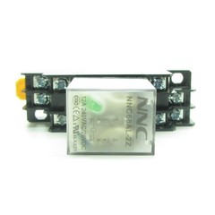 DC 24V Coil Power Relay 12A DPDT LY2NJ 8 Pin Plug in + Din Rail Socket Base