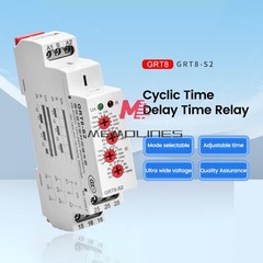 AC/DC12V-240V A220V 16A On Delay Off Delay Timer Relay Time Delay Relay Din Rail