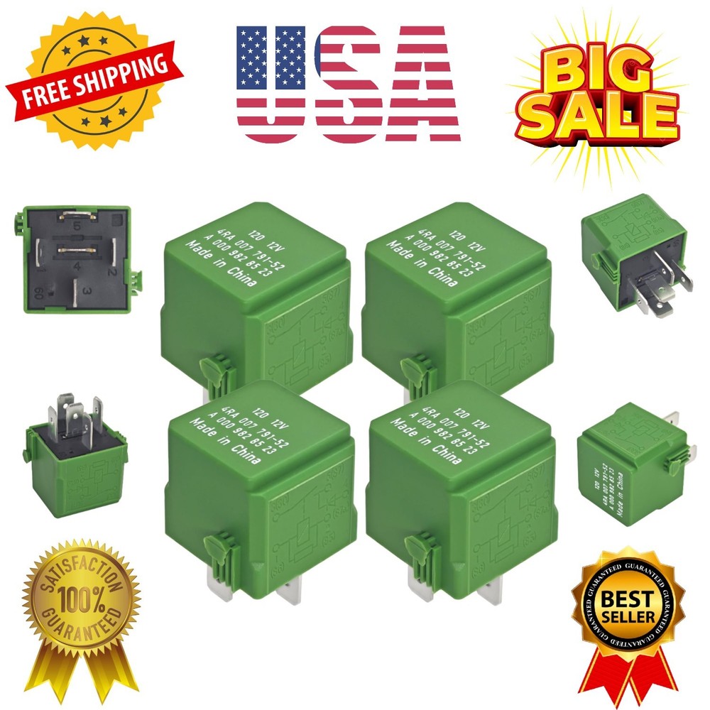 5-Pin Multifunctional Relay (Pack of 4) for Mercedes-Benz – OEM 0025422319, 0025