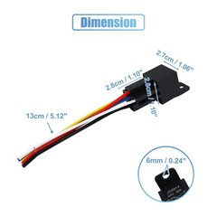 5pcs JD-2914 5 Pin DC 24V 40A Universal Car Fuse Relay Switch Power with Harness