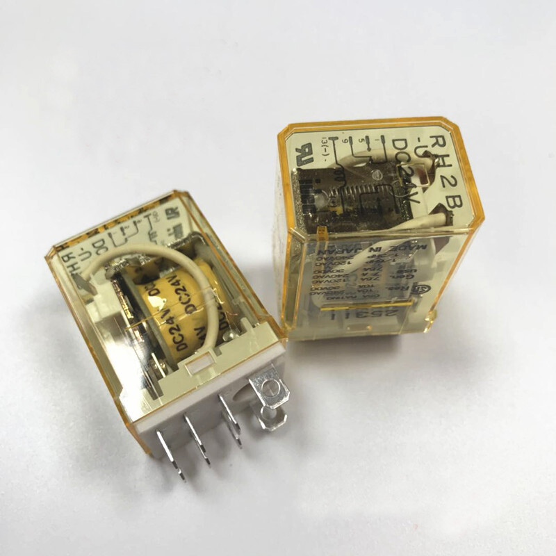 2PC Electromechanical Relay 8A 24VDC 8 Pins RH2B-U DC24V RH2B-UDC24