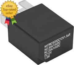 Relay Nvfmcs20Dc12V1.5Ar (Pack of 2) – 12VDC 5-Pin Automotive Power Relay