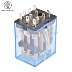 MY3NJ AC 220V / AC 110V / DC 24V 11 PIN Coil Power Relay Module Socket Base
