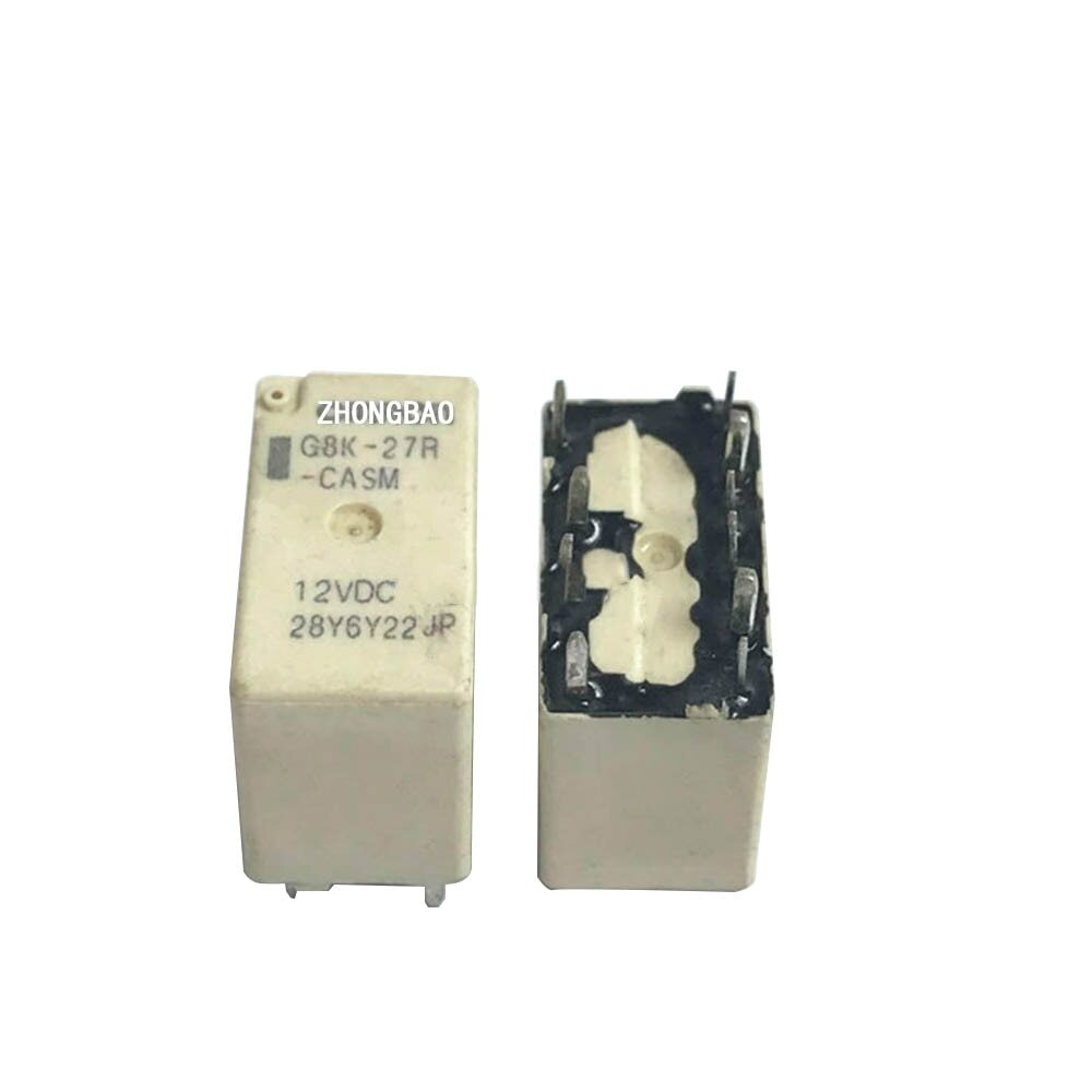 10PCS NEW CAR 12V relay G8K-27R-CASM 12VDC DC12V 12V 10PIN