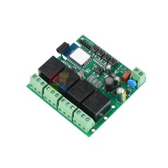 AC 220V Smart 4-channel WiFi Remote Control Relay Switch Module 433MHz Tuya APP
