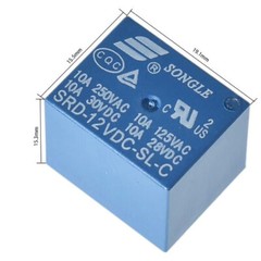 SRD – 3V/5V/6V/9V/12V/24V – SL-A/SL-C Blue Original Relay SPDT 4/5-Pins PCB 10A