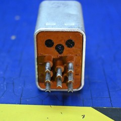 Electromagnetic relay REN29, 27V DC, 0.005-5A, 12-1000V, 8 pins, 2NO+2NC