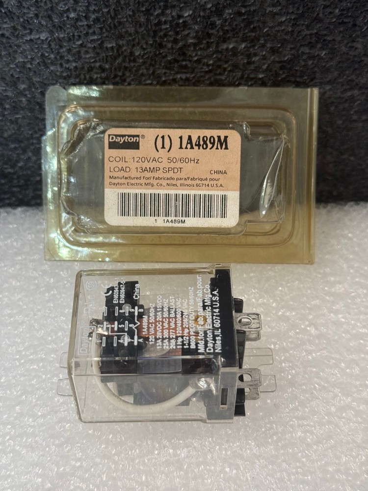 DAYTON 1A489M SPDT Relay