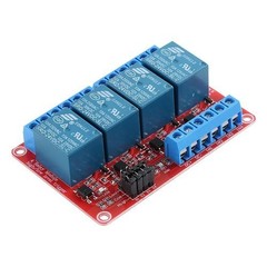 24V Relay Module Optocoupler Isolation 4 Channel High Low Color: 4 Channel 24V