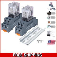 10 AMP Electromagnetic Power Relay, 8-Pin 110V/120V AC – Ideal for DIN Rail