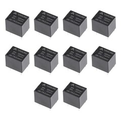10 Pcs DC 24V Coil SPDT 5 Pin PCB Electromagnetic Power Relay NO+NC