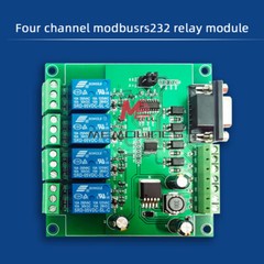 Modbus RTU 4 Channel Relay Switch module RS232/TTL UART Interface DC 7V~24V