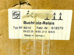 EMB Typ BF 80/10 Relay Protection Device