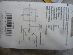 Car Auto Relay 4 Pin 12V 30A MADE IN ENGAND