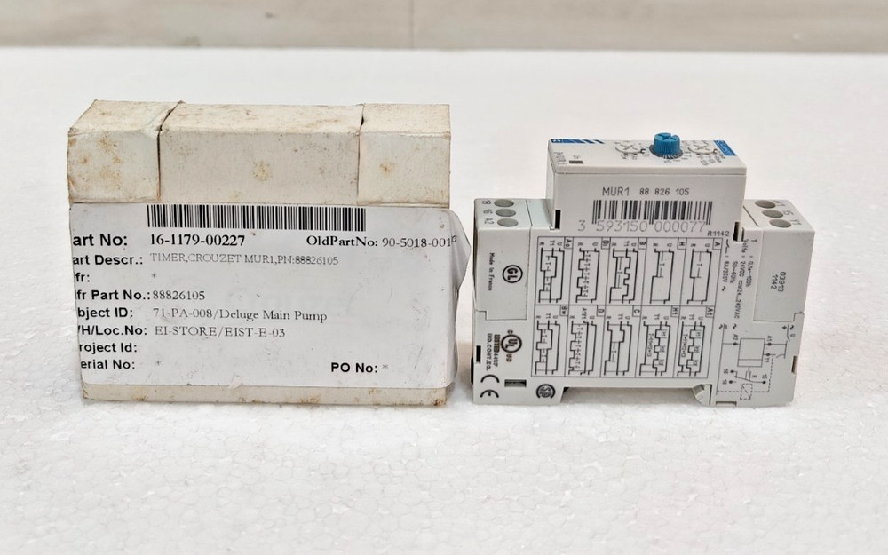 *NEW IN BOX* Crouzet 88826105 Time Relay MUR1 88 826 105