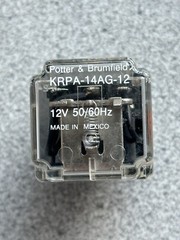 NEW Potter & Brumfield KRPA-14AG-12 Relay 3PDT 12VAC coil 10A 11 Pin Octal