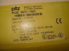PILZ PU3Z 3 N/O 1 N/C 775510 Safety Relay USNP