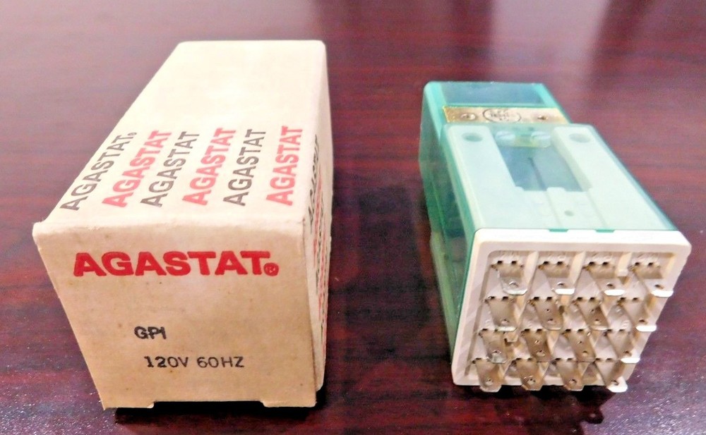 NEW AGASTAT GPI 120V 60HZ 120 volt Control Relay – NIB
