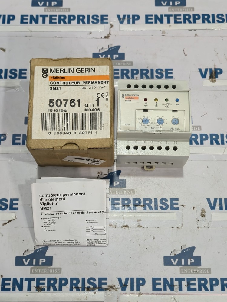 MERLIN GERIN SM21 VIGILOHM RELAY 220-240VAC FREE FAST SHIPPING
