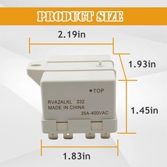 Well Pump Relay Control Box for Franklin Control Boxes 5 to 15hp, 230 Volts a…