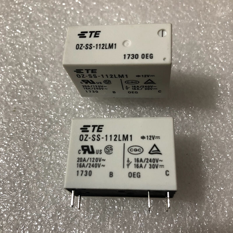 10Pieces TYCO OZ-SS-112LM1F 12VDC Power Relay 6Pins 16A