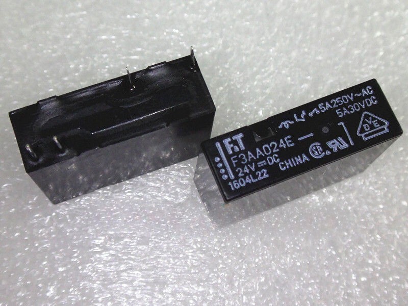 10PCS 4pins 24V F3AA024E 5A 250VAC/30VDC TAKAMISAWA/FUJITSU Relay