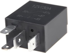4 Pin 12V 30A Multi-Purpose Automotive Relay – Heavy Duty St Size: 4 Pin/ 2PCS