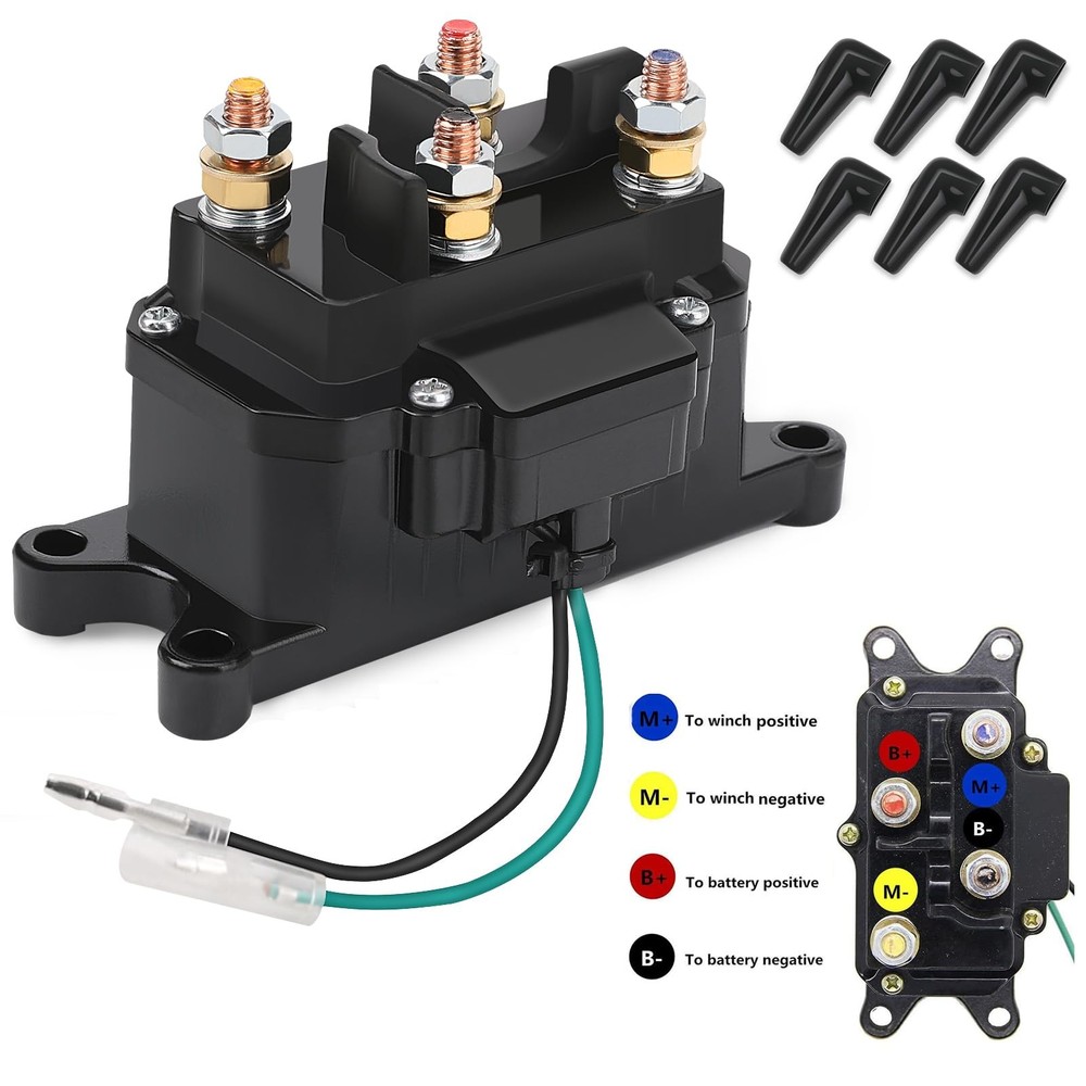 KanSmart Winch Solenoid Relay Contactor 12V 250A