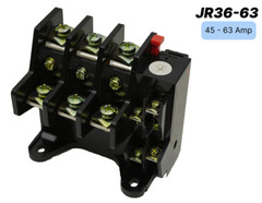 Thermal Overload Relay, Overcurrent Protection JR36-63 for Contactor, 28-45A