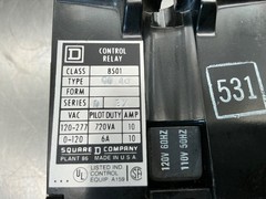 Square D 8501 G0-40 Control Relay