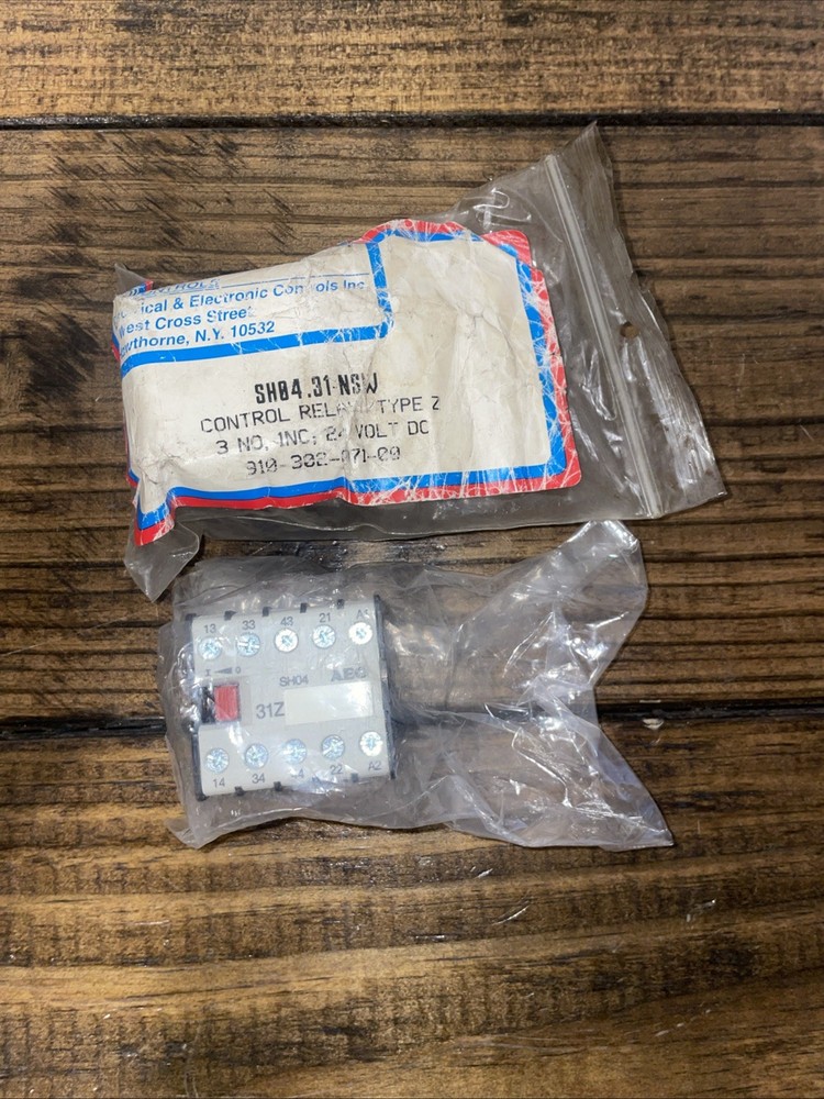 AEG MINI CONTROL RELAY SHO4 NOS 600v AC 16A 16-12AWG
