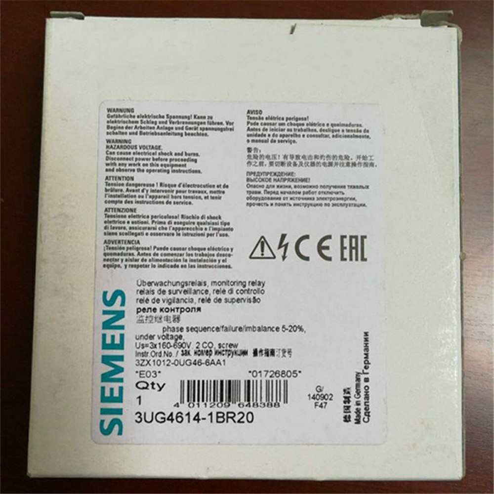 New SIEMENS In Box Relay 3UG4614-1BR20 3UG4 614-1BR20 one year warranty