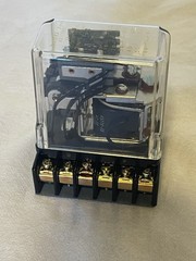 Struthers-Dunn A311XBXPR Relay 24VDC with MSD 27390 12-Pin Screw Terminal Base