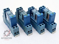 FINDER TYPE 40.52 24VDC POWER RELAY WITH 95.75 SOCKET – LOT OF 4