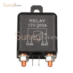 12V/24V 100A/200A 4Pin Automotive Relay Normally Open Switch Relay For Auto Boat