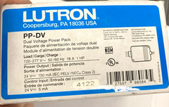 Lutron Dual Voltage Relay Power Pack 120/277V, 15A/20A 50/60Hz PP-DV New