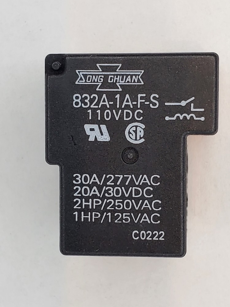 2PCS SONG CHUAN 832A-1A-F-S Power Relay 30A 277VAC 4-Pins 110VDC