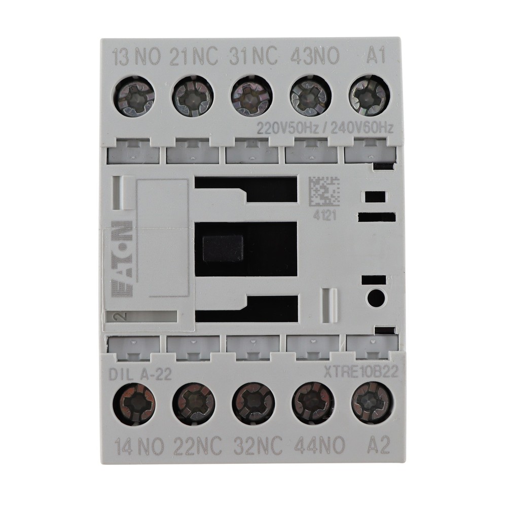 EATON XTRE10B22B 4 POLE CONTROL CONTACTOR RELAY 10A, 220V, 50HZ, 240V