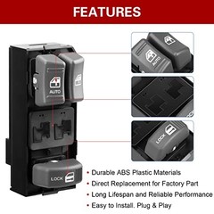 Power Window Master Switch Driver Side for 95-00 Chevy GMC Tahoe Yukon C/K