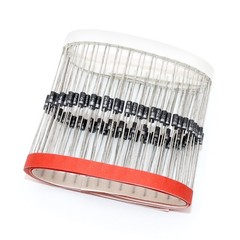 100 Pcs DSSRQI 1N4001 Rectifier Diode, 50V 1A DO41 Electronic Silicon Doorbel…