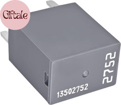 4Pcs Relay 13502752, 12VDC 30A 4 Pins Multi-Purpose OEM Relay Compatible for GM