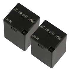 2 Pack 303-1AH-C-R1 Automotive Relay, 24VDC, 4 Pin, SPST, Power, Micro, PCB