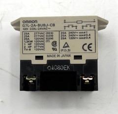 OMRON – G7L-2A-BUBJ-CB – Enclosed Power Relay 24 VDC