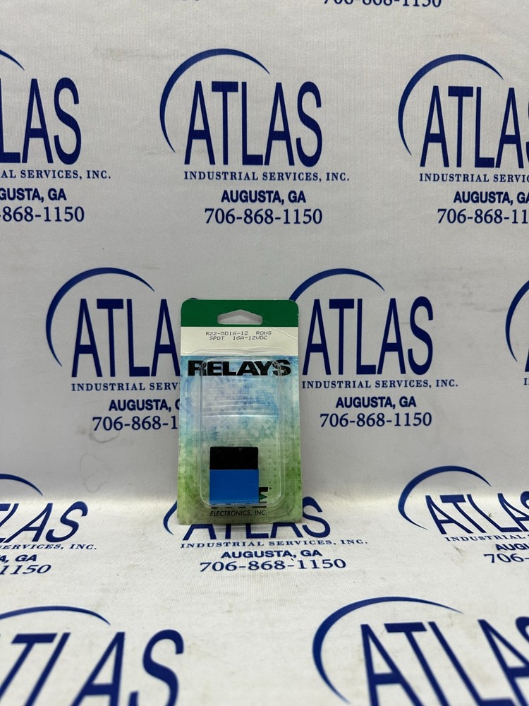 NTE Electronics R22-5D16-12 Relay SPDT 16A-12VDC **AUTHORIZED NTE DEALER** (U24)