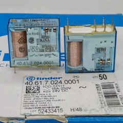 1PC Finder Type 40.61S 40.61.7.024.0001 Power Relay 8 Pins 24VDC 16A